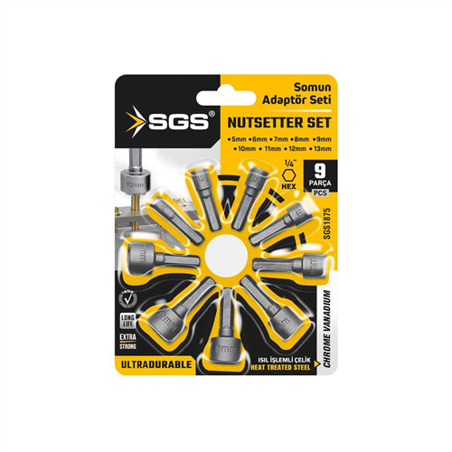 SOMUN ADAPTÖRÜ SETİ 9 PARÇA